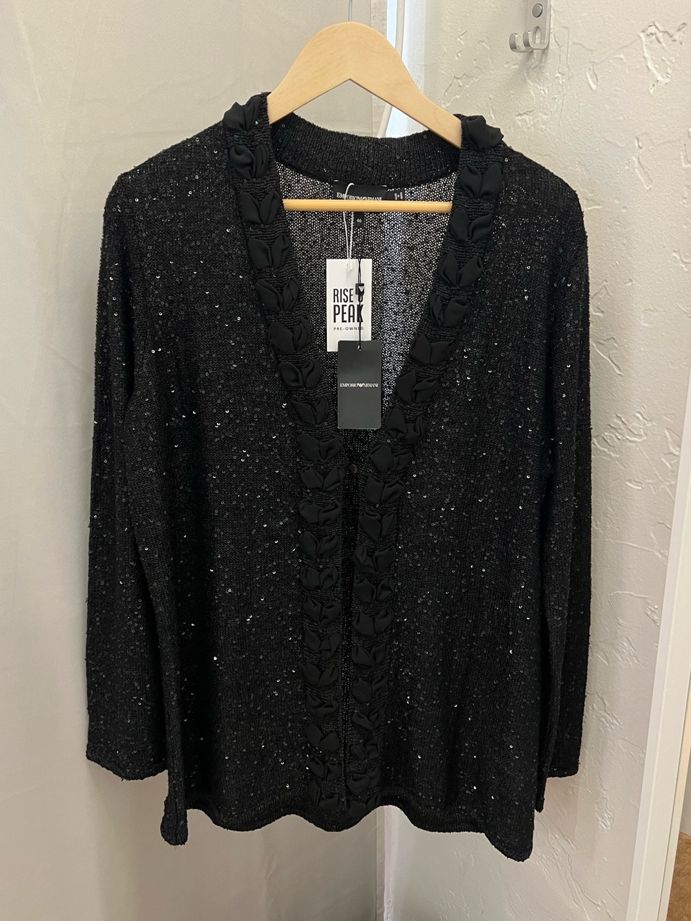 Emporio Armani Sequin Cardigan